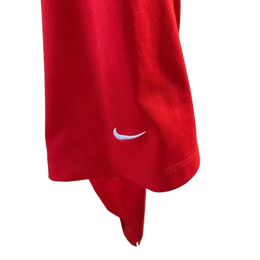 Nike Golf Tour‎ Performance Polo Shirt Mens 2XL Dri Fit Red